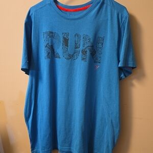 Old Navy Blue 'RUN' Graphic Tee